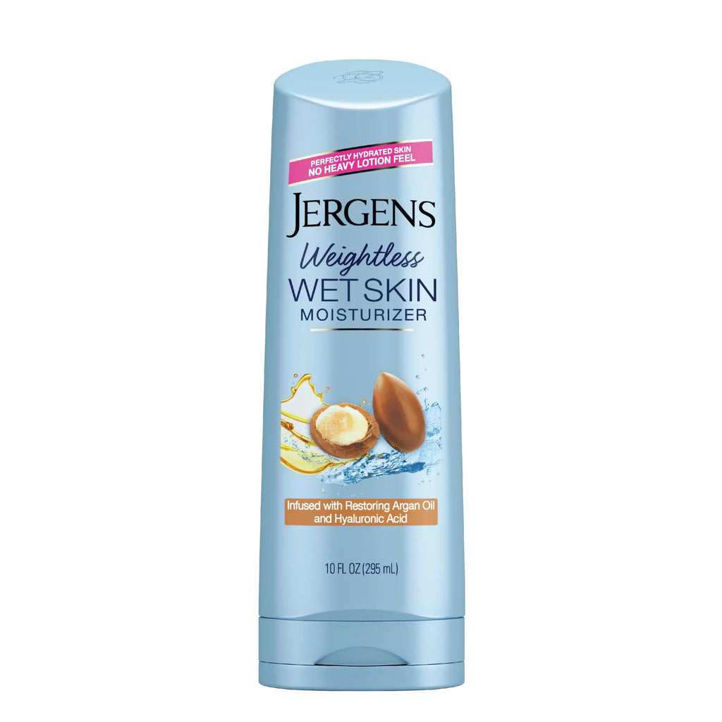 Argan Oil Weightless Wet Skin Body Lotion, Non-Greasy Moisturizer, for Dry Skin,