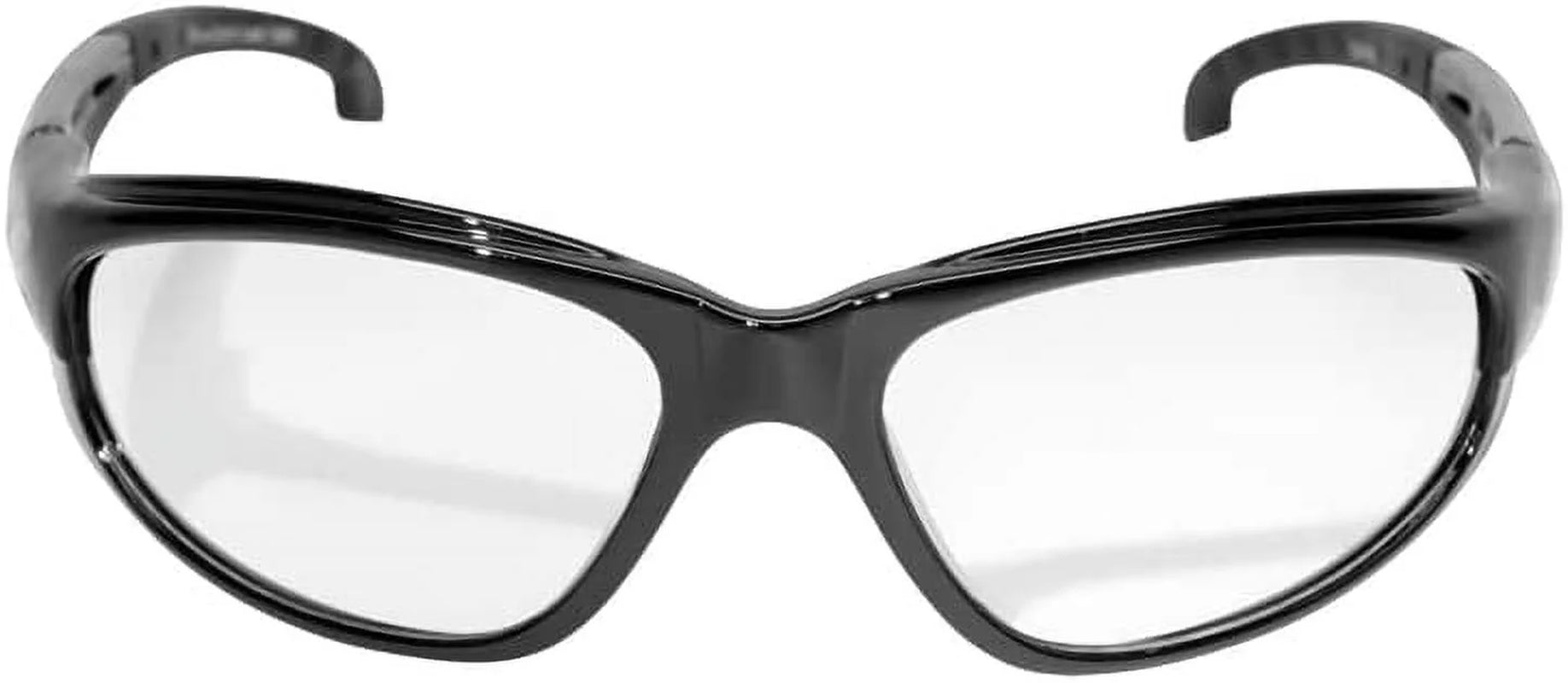 Edge Eyewear Safety Glasses, Clear, Black SW111