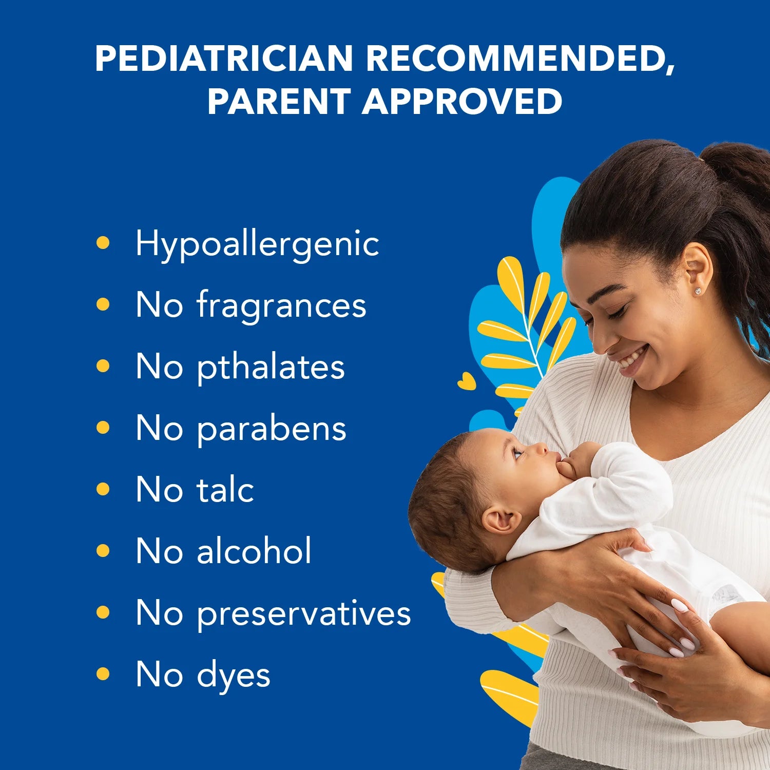 Triple Paste Diaper Rash Cream, Hypoallergenic Medicated Ointment for Babies, 2 Oz