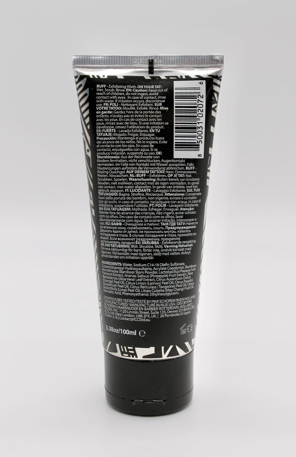 Reuzel BUFF Exfoliating Wash – 3.38Oz/100Ml