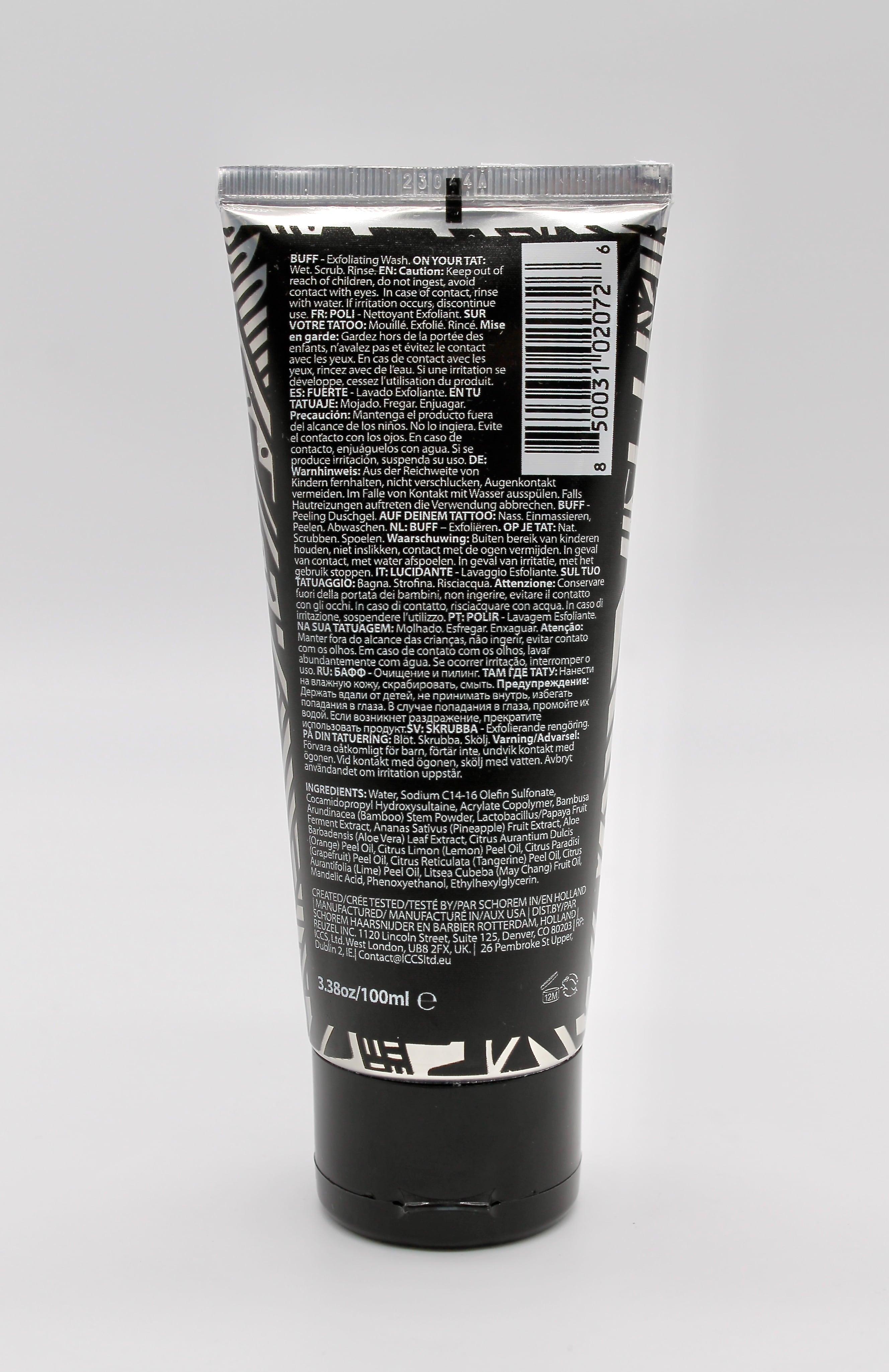 Reuzel BUFF Exfoliating Wash – 3.38Oz/100Ml