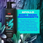 Apollo Refreshing Daily Use Men'S Body Wash, Sage and Cedarwood, 32 Fl Oz
