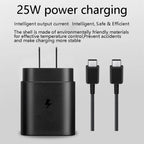25W Fast Charging Phone Charger with 1M - US Specification Efficient Charging Solution for All Devices