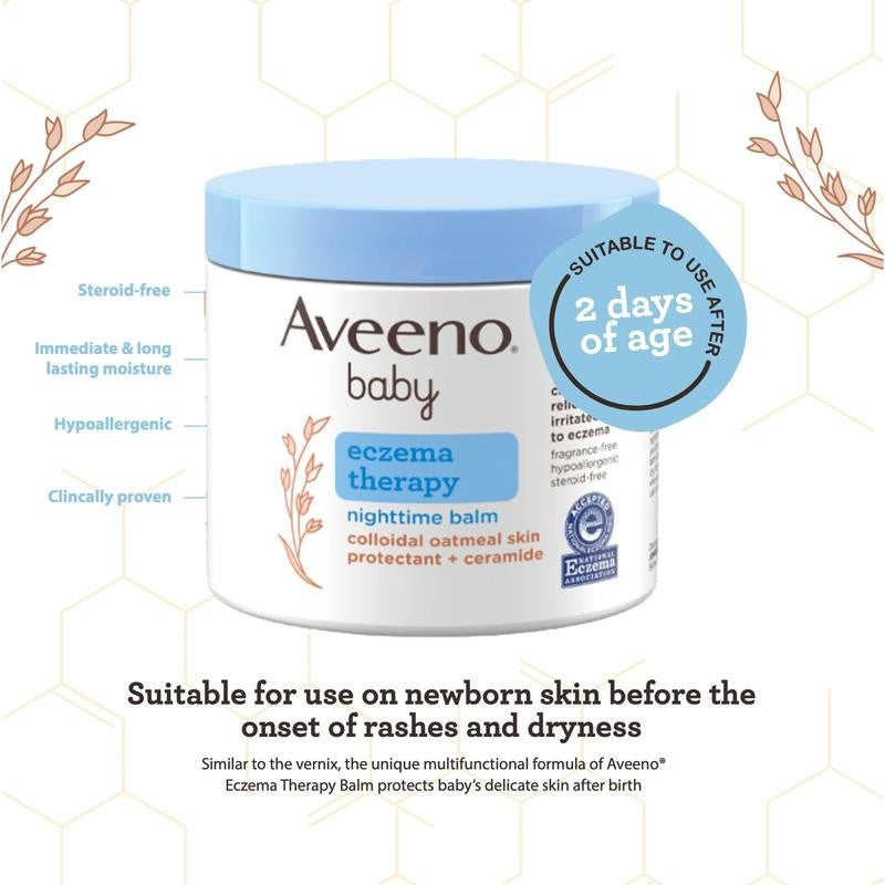 Baby Eczema Therapy Nighttime Body Balm, Hypoallergenic