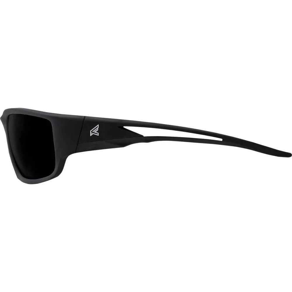 Edge Eyewear Safety Glasses,Smoke Lens Color,Black SK136