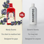 Old Spice Relax 2 in 1 Shampoo Conditioner, All Hair Types, Lavender, 21.9 Fl Oz
