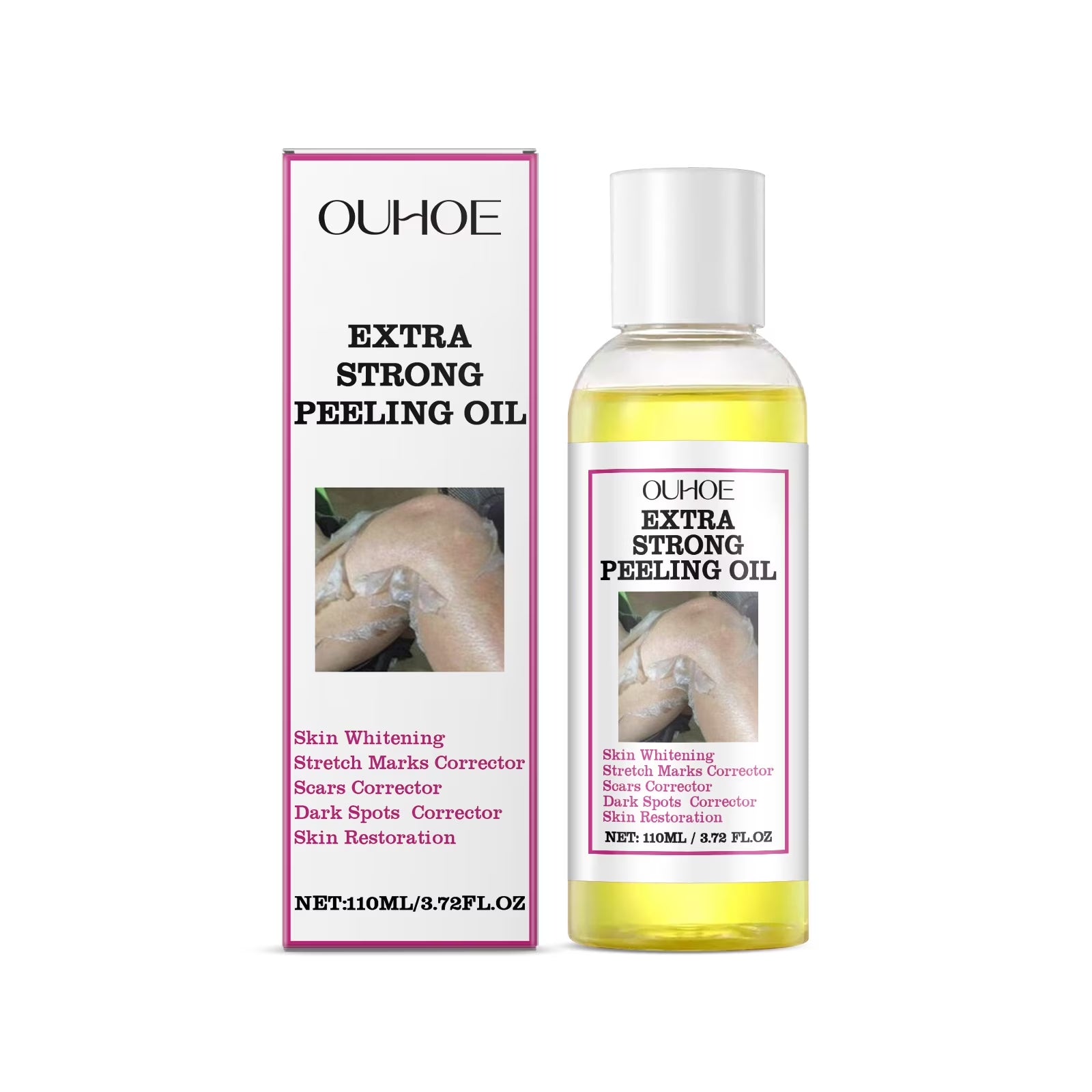 Exfoliating Yellow Skin Oil Body Skin Moisturizing, Brightening, Firming and Hydrating Massage Beauty Care Oil