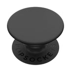 Adhesive Phone Grip with Expandable Kickstand and Swappable Top - Popgrip Black