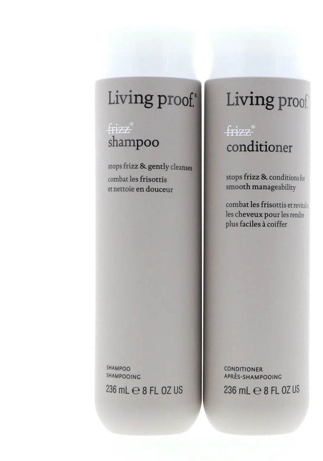 Living Proof No Frizz Shampoo & Conditioner 8 Oz Set