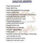 Argan Oil Unrefined Organic Extra Virgin Moroccan Cold Pressed Hair Oil Raw Pure