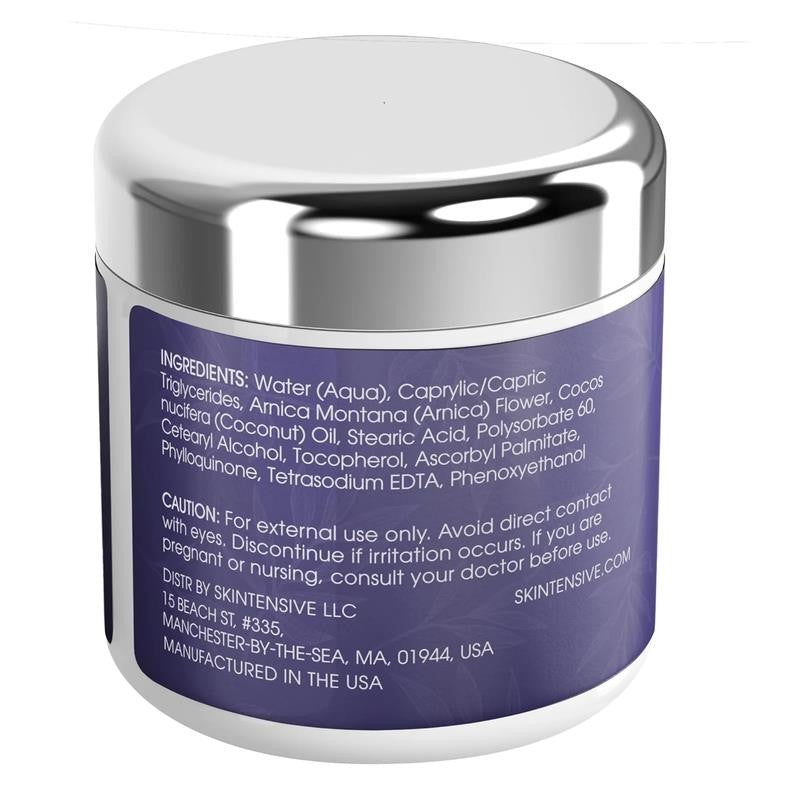 Arnica Bruise Cream, 4 Oz, for Thin Skin, Moisturizing, Vitamin K C and E, Skin