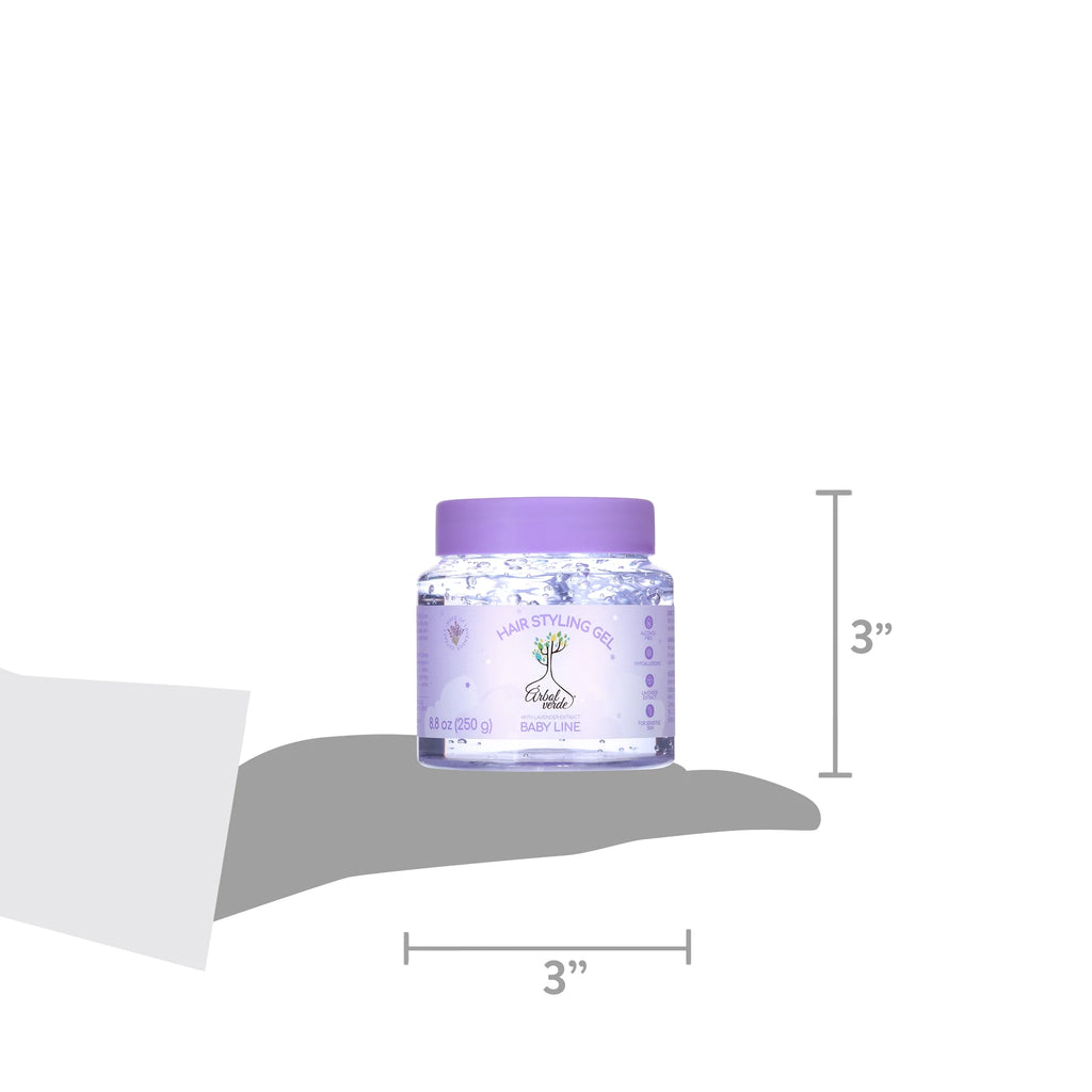 Arbol Verde Natural Hair Styling Gel, Lavender, 8.8 Oz