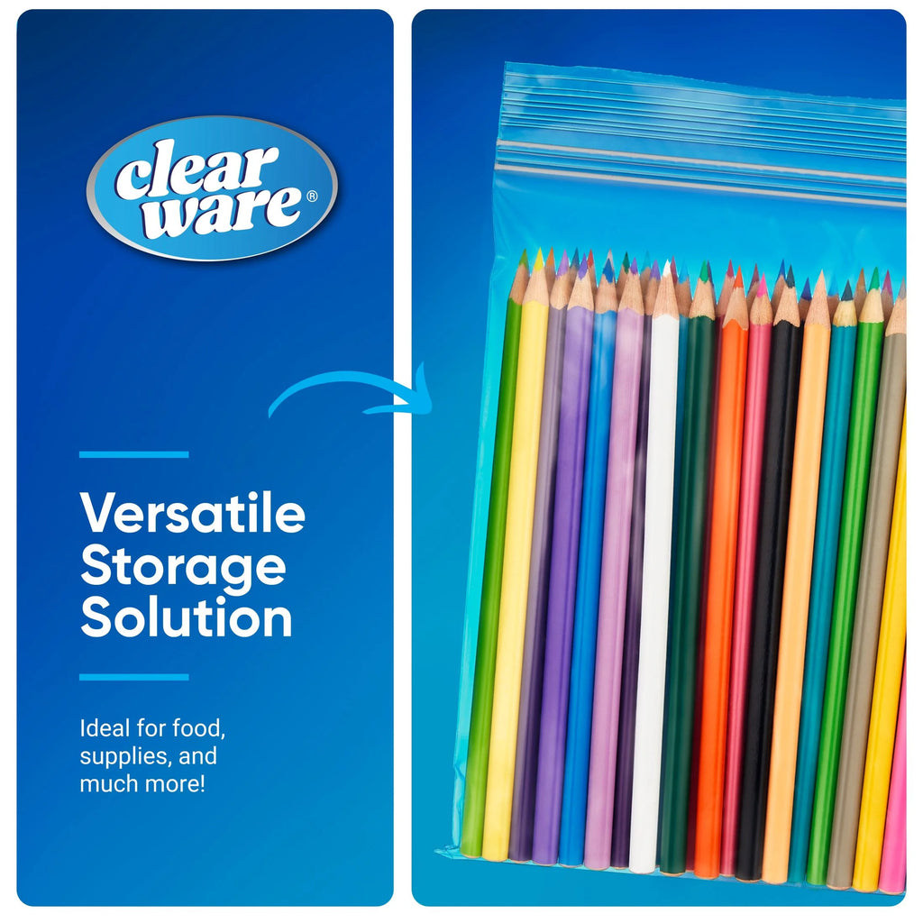1 Gallon Double Zipper Food Storage Bags, 100 Count, 2 Pack