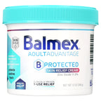 Balmex Adult Advantage B-Protected Skin Relief Cream, with Skinshield Technology to Protect, Soothe and Heal Sensitive Skin, 12Oz
