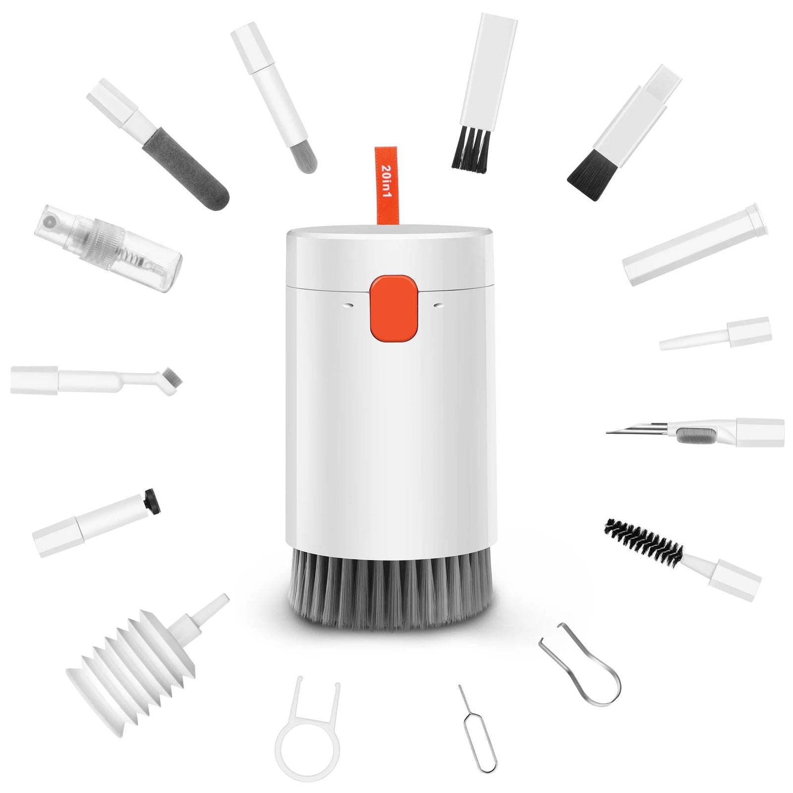 20-In-1 Cleaning Kit Fits for Airpod Earbud, Macbook Laptop Keyboard, Cell Phone