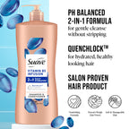 2-In-1 Shampoo & Conditioner, Moisturizing Vitamin B5 Infusion for Dry Hair, 28 Fl Oz