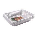 10 Pack 9" X 13" Half Size Disposable Aluminum Foil Pans with Lids Take-Out Con