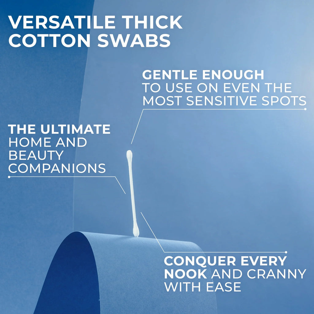 (Pack of 2) Q-Tips Cotton Swabs Original for Hygiene and Beauty Care, Made with 100% Cotton 500 Count