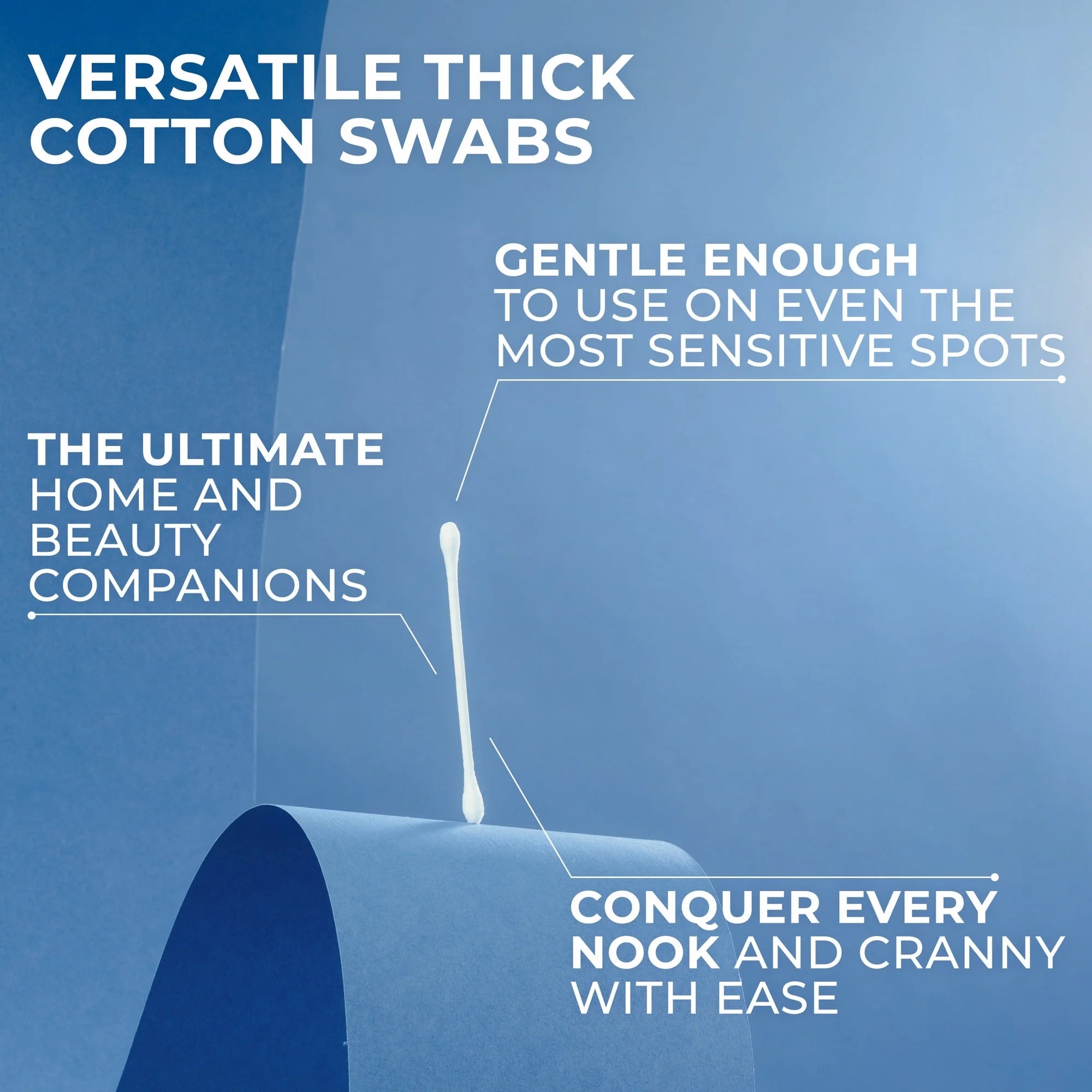 (Pack of 2) Q-Tips Cotton Swabs Original for Hygiene and Beauty Care, Made with 100% Cotton 500 Count