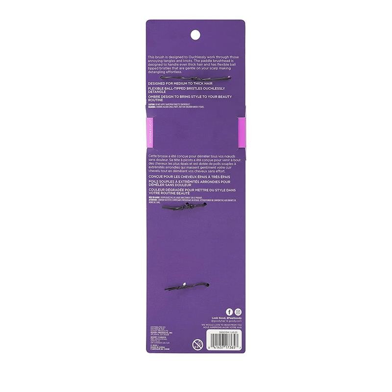 Dream Detangle Paddle Brush Ombre 1Ct No Frizz, Thick Hair