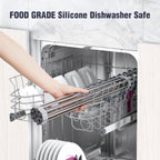 17.7" X 15.5" Roll up Dish Drying Rack, Large Dish Racks Multipurpose Foldable