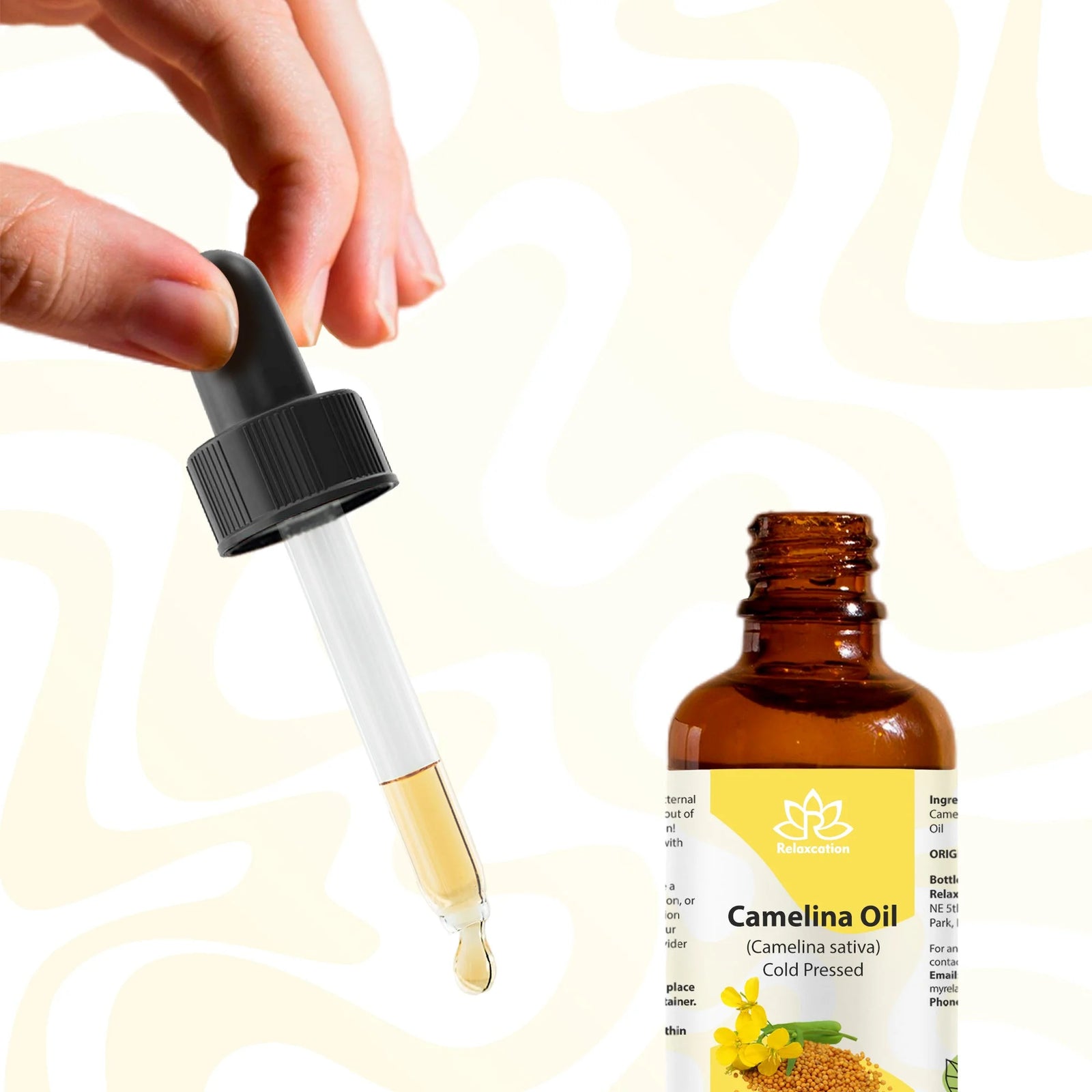 Camelina Oil – 0.5 Oz | – Omega-Rich & Fast Absorbing