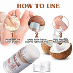 Aliver Cracked Heel Repair Balm, Balm for Rough Heels, for Dry Skin & Cracked Feet Hydration,(Coconut)2.46Oz