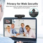 2K/1080P Webcam with 2 Microphones for Laptop Conference Streaming PC USB Web Ca