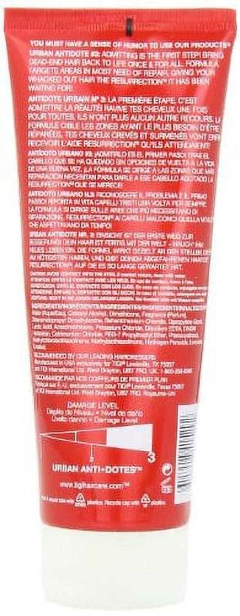 Bed Head Urban Resurrection Conditioner Damage Level 3 6.76 Oz