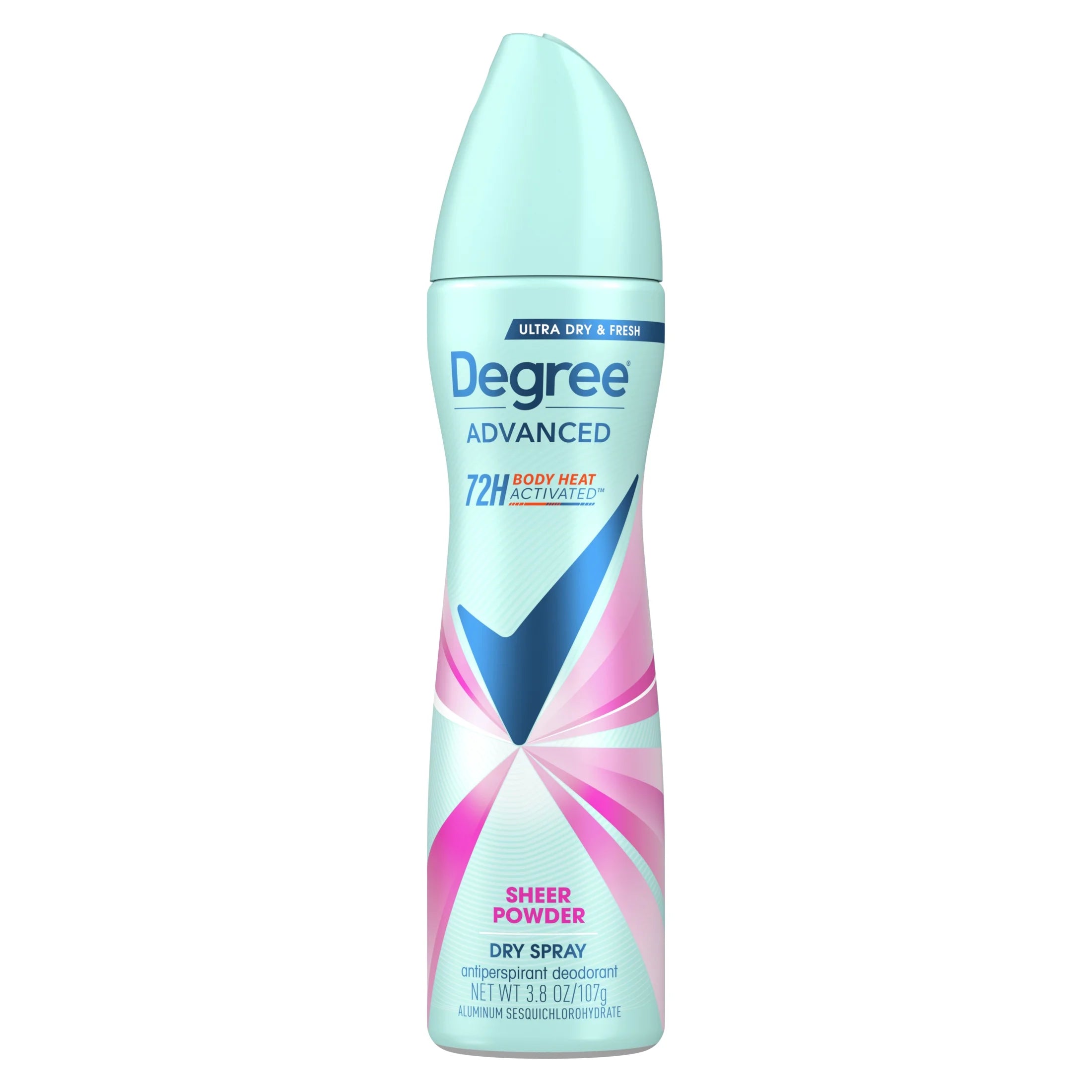 Advanced Long Lasting Women'S Antiperspirant Deodorant Dry Spray, Sheer Powder, 3.8 Oz