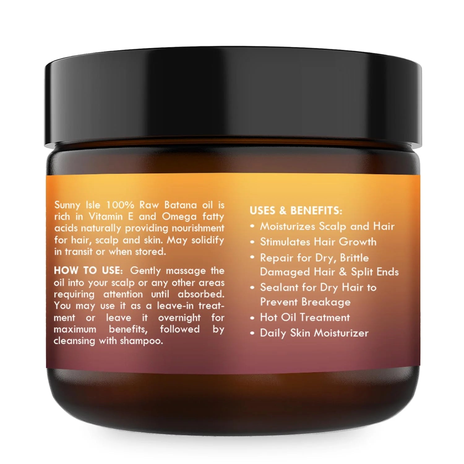 100% Raw & Pure Batana Oil 2Oz | for Hair Growth from Honduras | Promotes Hair T