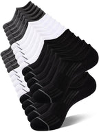 15 Pairs Mens Cotton No Show Socks with Non Slip Grip Casual Walking Socks for M