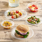 Clear Plastic Bowls 12 Oz Plastic Soup Bowls for Party, BBQ and Events, 80 Pack