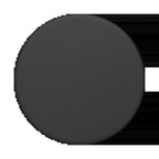 Adhesive Phone Grip with Expandable Kickstand and Swappable Top - Popgrip Black
