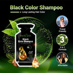 Black Ppd-Free Shampoo for Gray Hair, Travel-Friendl