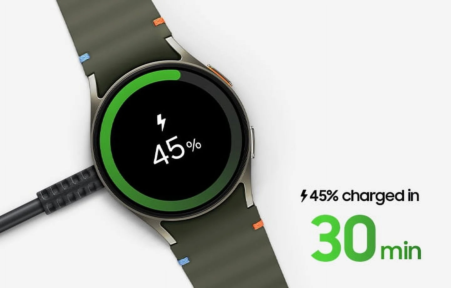 Samsung Galaxy Fast Charging Watch Charger, Black