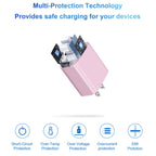 Iphone 14 11 12 13 Fast Charger-20W PD USB C Wall Charger with 6FT Fast Charging Cable Compatible for Iphone 14/13/12/11/Pro/Pro Max/Mini/Xs Max/Xr/X-Pink