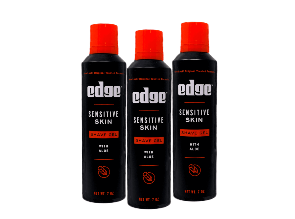 Edge Shave Gel Sensitive with Aloe 7 Ounce (Pack of 3)
