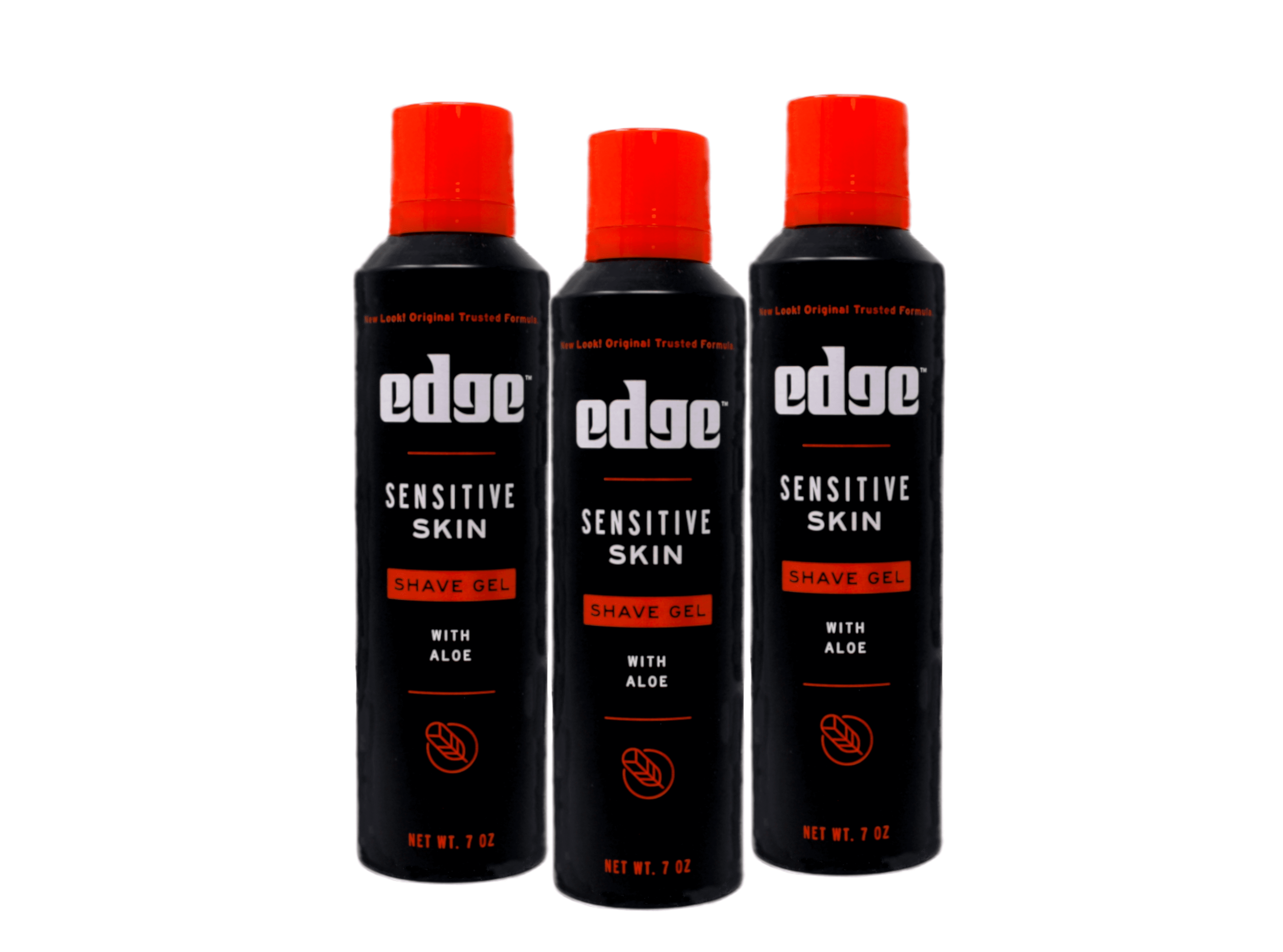 Edge Shave Gel Sensitive with Aloe 7 Ounce (Pack of 3)