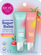 24HR Moisture Super Balm- Watermelon & Mango, Lip Sleeping Mask, 0.35 Fl Oz, 2 Pack