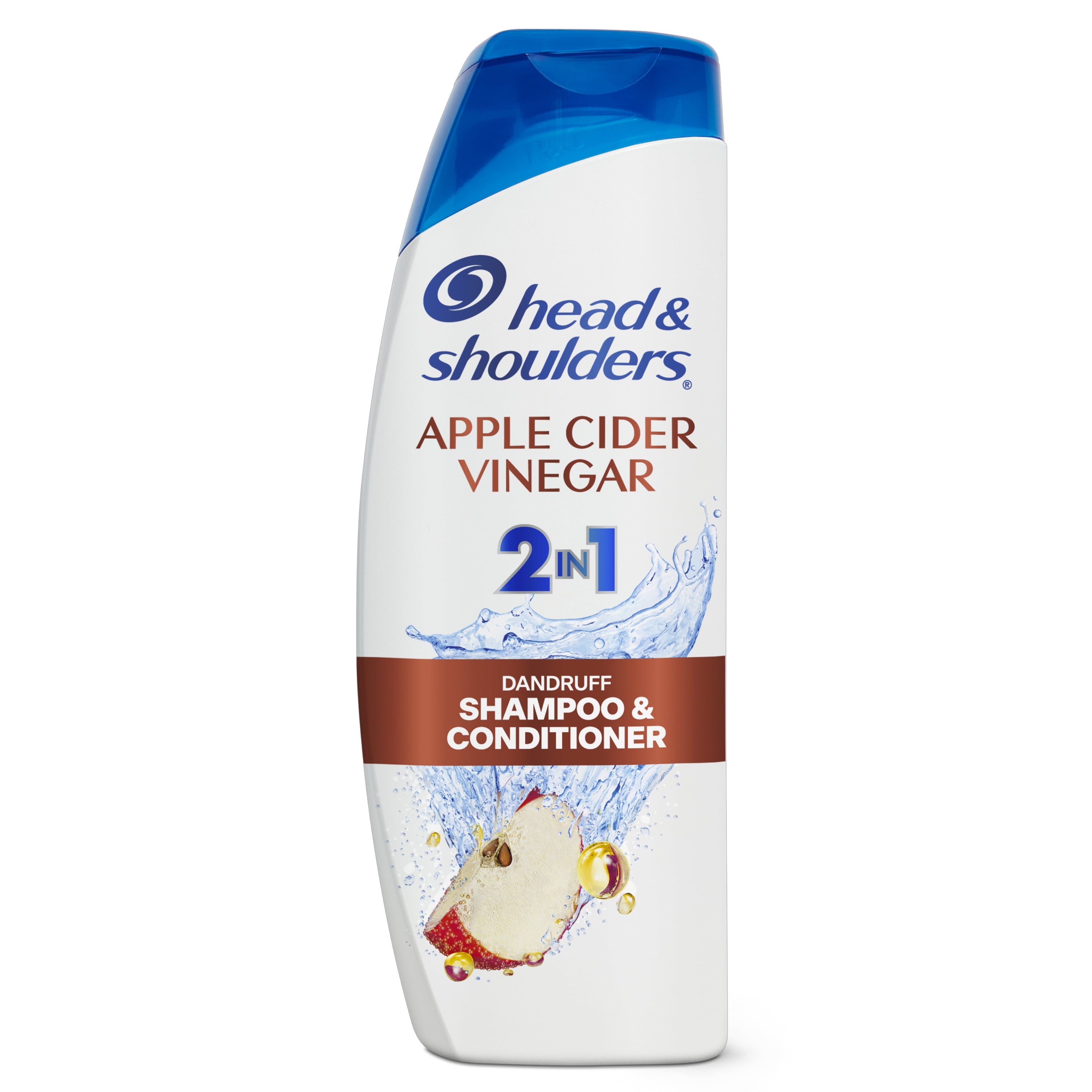 Head and Shoulders 2 in 1 Dandruff Shampoo and Conditioner, Apple Cider Vinegar, 12.5 Oz