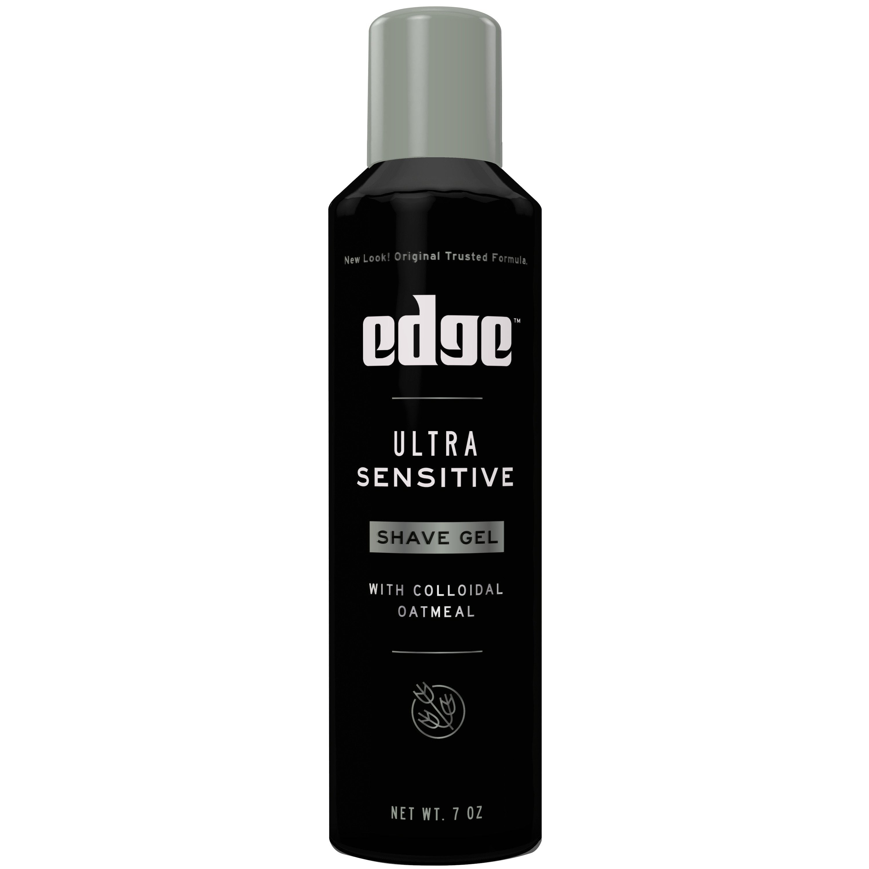 Pack of 2 Edge Ultra Sensitive Shave Gel - Colloidal & Oatmeal - 7 Oz (Packaging May Vary)