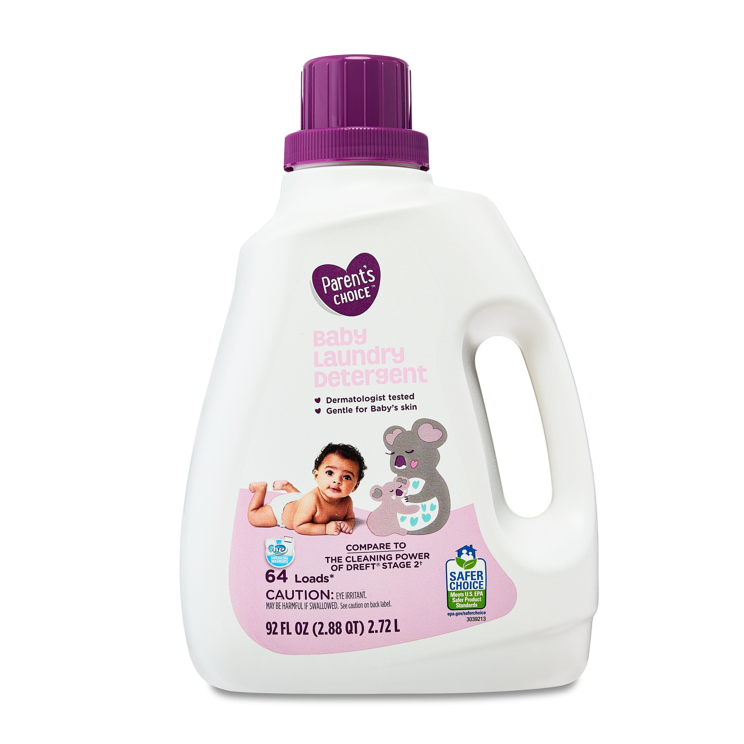 Parent'S Choice Baby Laundry Detergent, 64 Loads, 92 Fl Oz