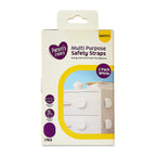 Parent'S Choice Multi-Purpose Safety Straps, Child Baby Safety Lock, White, 2 Pack