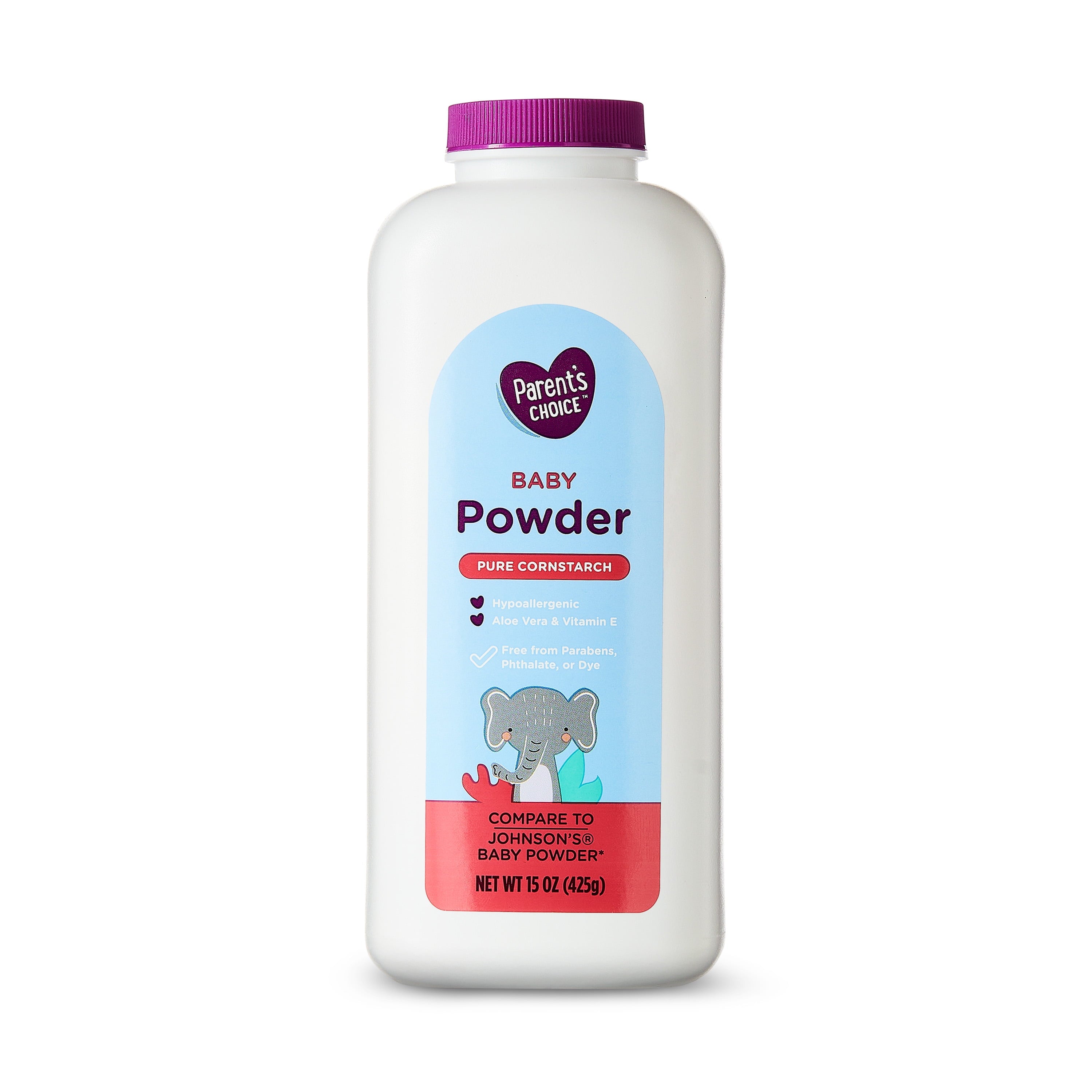 Parent'S Choice Baby Powder with Pure Cornstarch, 15 Oz