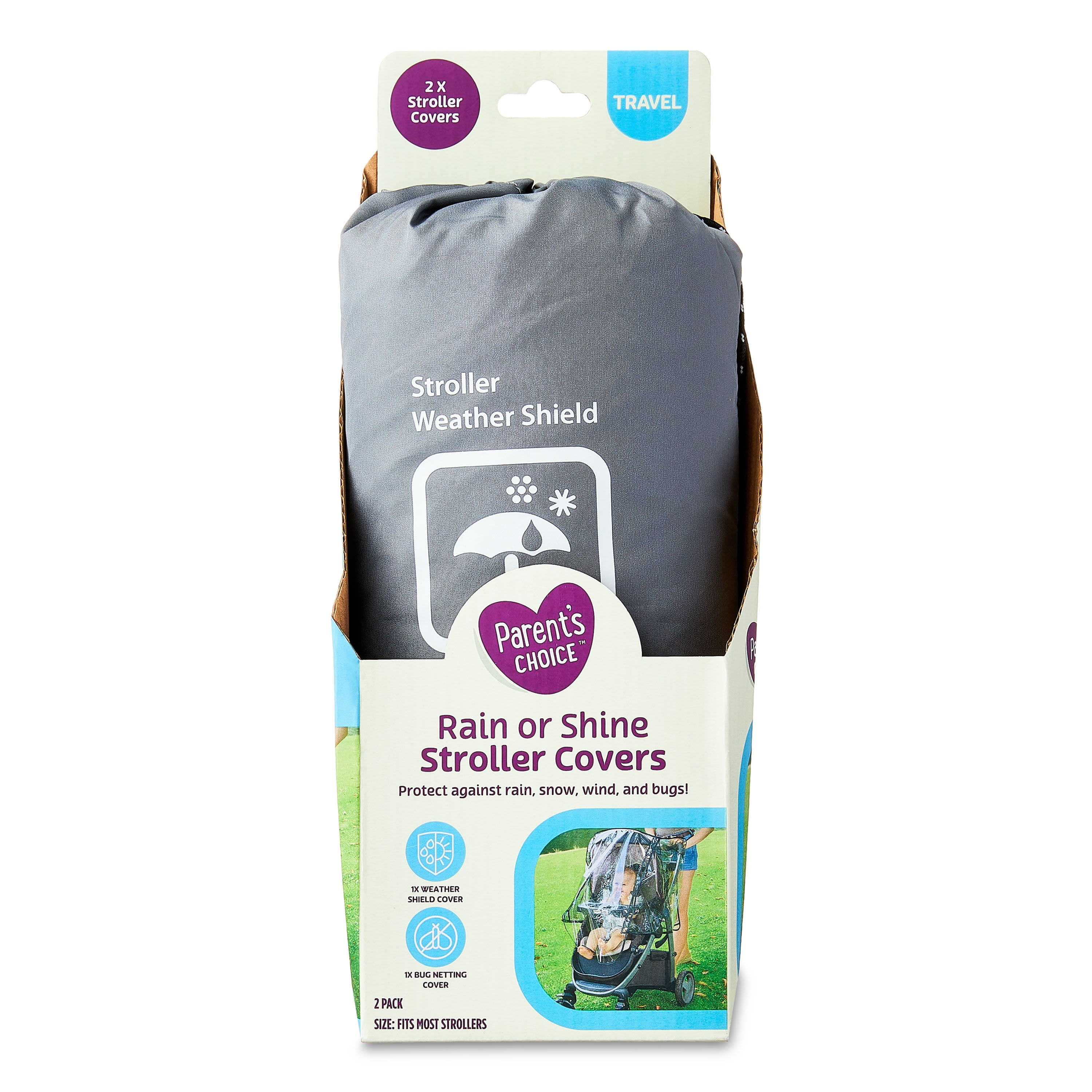 Parent'S Choice Stroller Cover Protect Child from Rain, Snow, Wind, and Bugs, Unisex