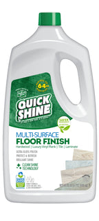 Quick Shine Multi-Surface Floor Finish, Pfas-Free Formula, All Purpose Household Floor Polish, 64 Oz