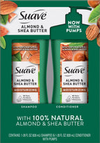 Suave Professionals Moisturizing Shampoo and Conditioner Set, Almond & Shea Butter, 28 Fl Oz, 2 Pack