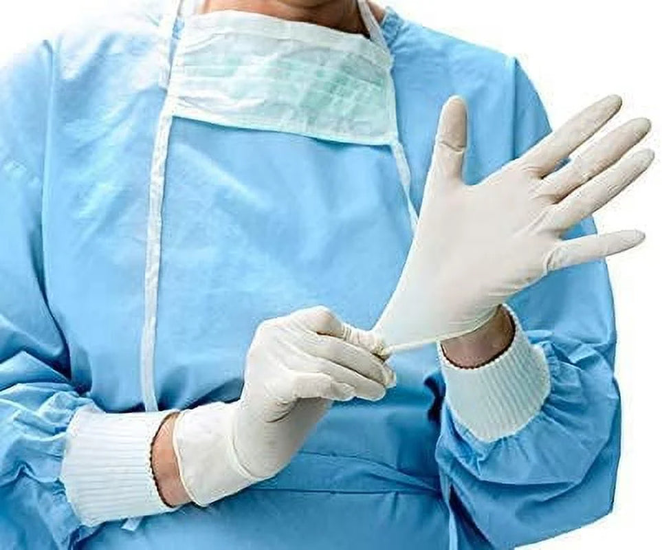 Extra Large Powder Free Exam Grade Stretch Vinyl Gloves Large Box of 100