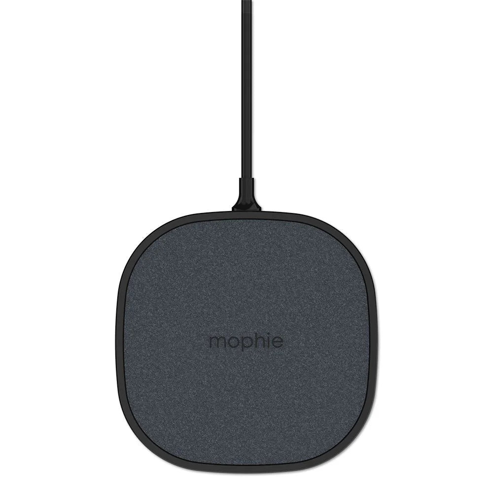 Mophie Universal - Wireless Charger Pad + AC Power Adapter - 15 Watt - Black